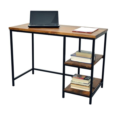 CAROLINA COTTAGE Brayden Chestnut Desk with Shelves - 20 x 30 x 42 in. CA63015
